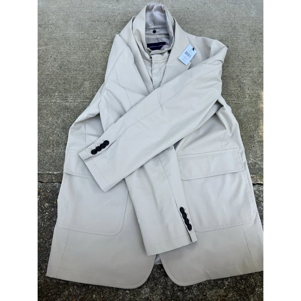 Cardinal of Canada Utility Removable Bib Sport Jacket Med Luxury Sport Coat Tan